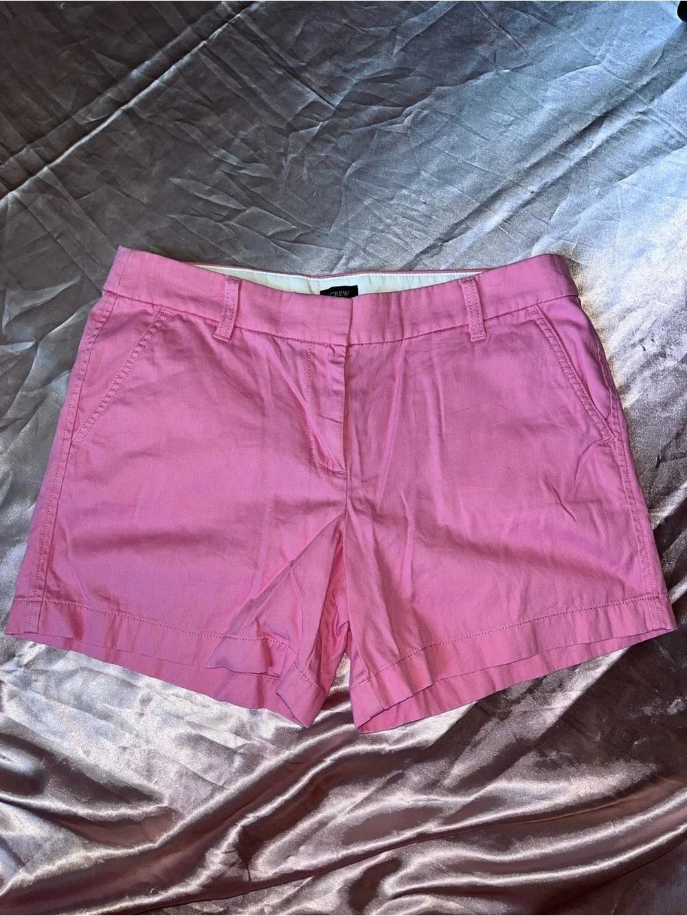 J. Crew Pink Cotton Chino Shorts